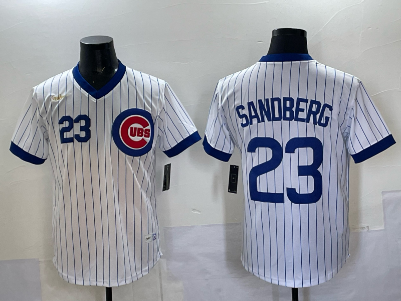 Men Chicago Cubs #23 Sandberg white Nike MLB 2025 jersey 004->chicago cubs->MLB Jersey